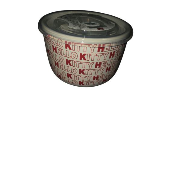 New Hello Kitty Sanrio Soup Mug Gift Pressure Release Lid 24 Oz - Picture 5 of 7